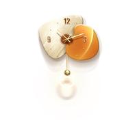 WGFJKI Time And Again Living Room Clock Wall Art TV Background Wall Luminous Led Decorative Painting Wall Sconce