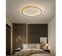 WGFJKI Ultra-Thin Light Luxury Led Ceiling Lights and Three-Color Dimming Flush Mount Lighting Fixture Round Acrylic Living Room Ceiling Light Fixture for Bedrooms