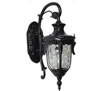 WGFJKI Victorian Outdoor Waterproof Wall Light Fixtures Exterior Wall Lantern Vintage Sconce Porch Lights Thickened Die-cast Aluminum Housing & Glass for Porch Garden Balcony Lighting