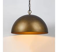 WGFJKI Vintage American Kitchen Island Chandelier, Antique Brass Steel Dining Room Pendant Light Fixture, Hanging Ceiling Lights Over Industrial Style Dining Table, Height Adjustable