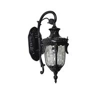 WGFJKI Wall Lamp Balcony Garden Villa Waterproof IP44 Wall Light Door Column Staircase Aluminum Wall Lantern Decorated Courtyard Balcony Aisle E27 Glass Wall Sconce