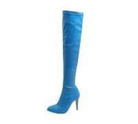 WGFJKI Womens Over The Knee Boots Pointed Toe Thin Heel Holiday Pary Casual Long Boots