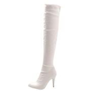 WGFJKI Womens Over The Knee Boots Pointed Toe Thin Heel Holiday Pary Casual Long Boots