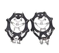 WGFOIP 12 Tooth Crampons for Mountaineering, Durable Steel Design | Skid proof, Low temperature resistance, For hiking boots, Long-lasting durability