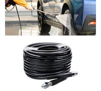 WGFOIP 15 Meter High Pressure Sewer Jetter Kit Durable Drain Cleaner Hose Nozzles Kit 5800PSI for Sewer and Toilet Dredging Stainless Steel,Copper,PVC