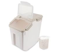 WGFOIP 15kg Rice Storage Container, Airtight Dry Storage Bins Dog Food Storage Box with Measuring Cup for Rice, Cereal, Flour