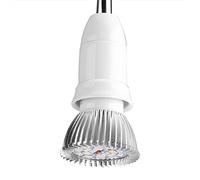 WGFOIP 18W 18 LED Grow Light Bulb, Aluminum Shell, E27/E14/GU10 Base, High-Grade LED Beads for Indoor Gardening, Flower Planting with Metal Hanging Wire, Irradiated Area About 2 3 ㎡ (E27)