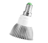 WGFOIP 18W 18 LED Grow Light Bulb, Aluminum Shell, E27/E14/GU10 Base, High-Grade LED Beads for Indoor Gardening, Flower Planting with Metal Hanging Wire, Irradiated Area About 2 3 ㎡ (E14)