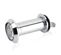 WGFOIP 220 Degree Wide Angle Door Viewer, Polished Chrome Door Spy Hole Peephole with Privacy Cover for Front Door Safety