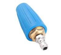 WGFOIP 3000PSI Turbo Nozzle Rotating Spray Accessory for High Pressure Washer Cleaner 1/4" Quick Connect Brass Stainless Steel Material for Asphalt Concrete Metal Stone Tile Flooring (025)