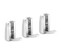 WGFOIP 3Pcs/Set Zinc Alloy Closet Hook for Useful Storage Solutions in Bathroom Bedroom Kitchen Wardrobe for Organizing Clothes