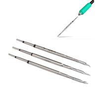WGFOIP 3PCS Soldering Iron Tip Set, Stainless Steel High Temperature Resistant Welding Replacement Tips for C210 K I is with Storage Box