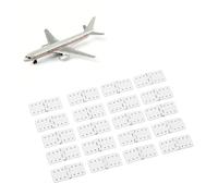 WGFOIP 40PCS RC Aircraft Hinges Plastic Model Airplane Wing Parts, RC Pinned Hinges Remote Control Airplane Plastic Hinge Model Aircraft Wing Parts (Small)