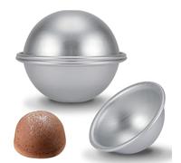 WGFOIP 8cm Hemisphere Cake Tin, Half Sphere Baking Tins Aluminium Dome Cake Pan with Convenient Demolding for Dessert Pudding Baking