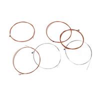 WGFOIP Acoustic Guitar Strings Set 6Pcs Durable Replacement for Beginners