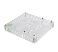 WGFOIP Acrylic Breeding Box with High Transparency, Moisturizing House for Feeding, Suitable for Children, 11x10x1.7cm, Lightweight and Portable