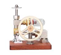 WGFOIP Adjustable Speed Stirling Engine Model for Science Projects & Classroom Demonstrations Made of Glass & Aluminum Alloy