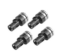 WGFOIP Aluminum Magnetic Body Post Mount for SCX10 4WD 1:10 RC Car, Durable and Easy to Install for RC Enthusiasts, 4Pcs Yellow/Black/Purple (Black)