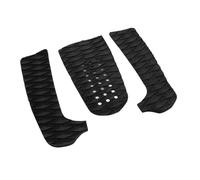 WGFOIP Anti Slip Surfboard Traction Pads 3PCS Cuttable EVA Material for Improved Surfing Experience on Paddleboards (Black)