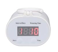 WGFOIP Automatic Drip Irrigation Kit Efficient Indoor Self Watering System for Potted Plants for Travel Lovers ABS White 6.5x8x4cm (Support 2 Pot Sprinkler)