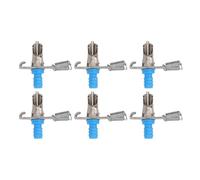 WGFOIP Automatic Galvanized Water Nipples for Small Animals Poultry - Complete 10PCS Feeder System for Rabbits - 5m Tube Included