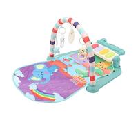WGFOIP Baby Piano Musical Newborn Play Mat with Lights & 5 Removable Toys for 0 to 12 Months Infant Gym Mat Soft Portable Toddler Activity Mats