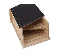 WGFOIP Bat House Kit, Double Chamber Wooden Windproof Bat Box Shelter for Outdoor Garden Patio Yard