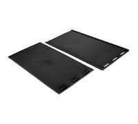 WGFOIP Beeswax Sheet Mold Set, Flexible Rubber Beeswax Press Tool for Beekeeping Supplies, 2pcs Large Size for Easy Wax Pressing, Durable and Practical (Black)