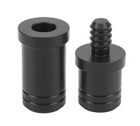 WGFOIP Billiard Cue Joint Protectors Plastic Black 2pcs for Mezz | Plastic Construction, Shaft Thread Coverage, Pool Stick Connector Guard, Mezz Fit, 48g Lightweight Storage