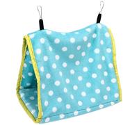 WGFOIP Bird Bed Comfortable Foldable Hammock for Parrots Hamsters and Squirrels Flannel 26 X 20 X 18cm (Green)