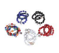 WGFOIP Bohemian Bracelet Set with Colorful Beads for Women Adjustable Stretch Multilayer Design 15 Pieces
