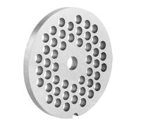 WGFOIP Carbon Steel Meat Grinder Plate for Quick Minced Meat - Safe & Easy to Install, 5" Disc Knife for Kitchen Cooking Enthusiasts (Small Round Hole 5mm)