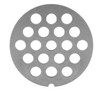 WGFOIP Carbon Steel Meat Grinder Plate for Quick Minced Meat - Safe & Easy to Install, 5" Disc Knife for Kitchen Cooking Enthusiasts (Small Round Hole 8mm)