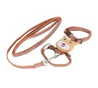 WGFOIP Cat Harness with Leash, Adjustable Strap Design (Orange)