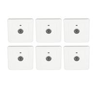 WGFOIP Concealed Sound Control Switch 8pcs Smart Light Control Panel for Home Office Sensing Switching 10A Durable Plastic