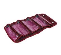 WGFOIP Cosmetic Bag Multifunctional Storage Organizer for Travel Stylish Durable Polyester 1 Unit (Red)