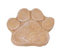 WGFOIP DIY Engraving Pet Memorial Stone, Weatherproof Dog Pawprint Monument for Outdoor Garden with Comfort for Broken Hearts (Sandy Yellow)