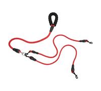 WGFOIP Dog Walking Leash Adjustable Length Reflective Nylon for Outdoor Activities Hiking Camping 1 Unit (2 Heads)