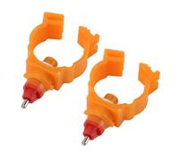 WGFOIP Durable G3/4 Poultry Water Drinker Nipple Clamps for Farm Chicken Drinking Fountain [100pcs]