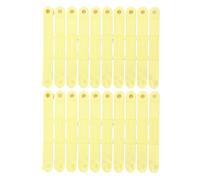 WGFOIP Ear Tag Vibrant Easy Identification Livestock for Cattle Sheep Pig, 20PCS for Animal Farming