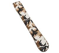 WGFOIP Golf Alignment Stick Cover, Alignment Stick Protector, PU Fabric Thickened Plush Spider Camo Pattern for Training Aid (Brown)