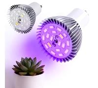 WGFOIP Grow Light, Full Spectrum 18W LED with Aluminum Shell and GU10 Base for Indoor Plants Growth Gardening