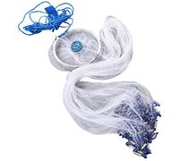 WGFOIP Hand Casting Fishing Net, Flexible Steel Casting Net for Fish Pond, Christmas, Fishing Tool for Beginners