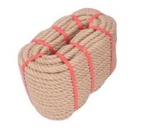 WGFOIP Hemp Rope Strong Twisted Security Rope for Gardening Crafting Home Decoration 164ft (14mm)