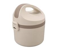 WGFOIP Insulated Box Stainless Steel Lightweight Lunch Container for Work School Travel 15oz (Beige)