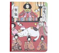 WGFOIP Japanese Cartoon Notebook, Beautiful Hand Painting Cover with Fine Smooth Writing Paper, for Writing Journal Diary (Pray for Blessings)