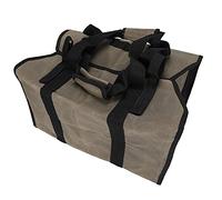 WGFOIP Log Carry Bag Durable Portable Carrier for Firewood and Trash, Wet Wax Canvas for Indoor and Outdoor Use