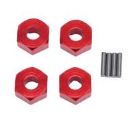 WGFOIP Metal Wheel Hex Adapter Pins Set for MJX RC 1/14 Scale Cars, Durable Alloy Construction for Stable Wheel Attachment, Includes 4 Hubs and Pins