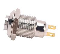 WGFOIP Momentary Push Button Metal Switch High Round Head 10mm 3V for Device Activation and Access Control