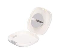 WGFOIP Multipurpose Rotatable Data Cable Organizer for a Tidy Workspace, Compact ABS Charging Cable Winder for Home Office, 1 Unit (White)